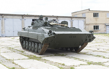 BMP-2 with installation of screens